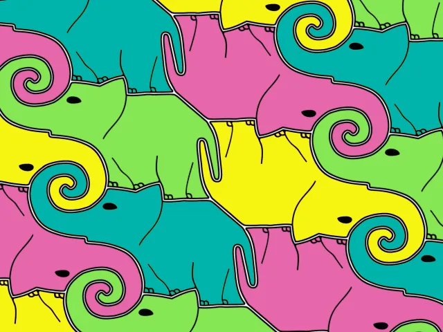 🐘 Tessellating elephant