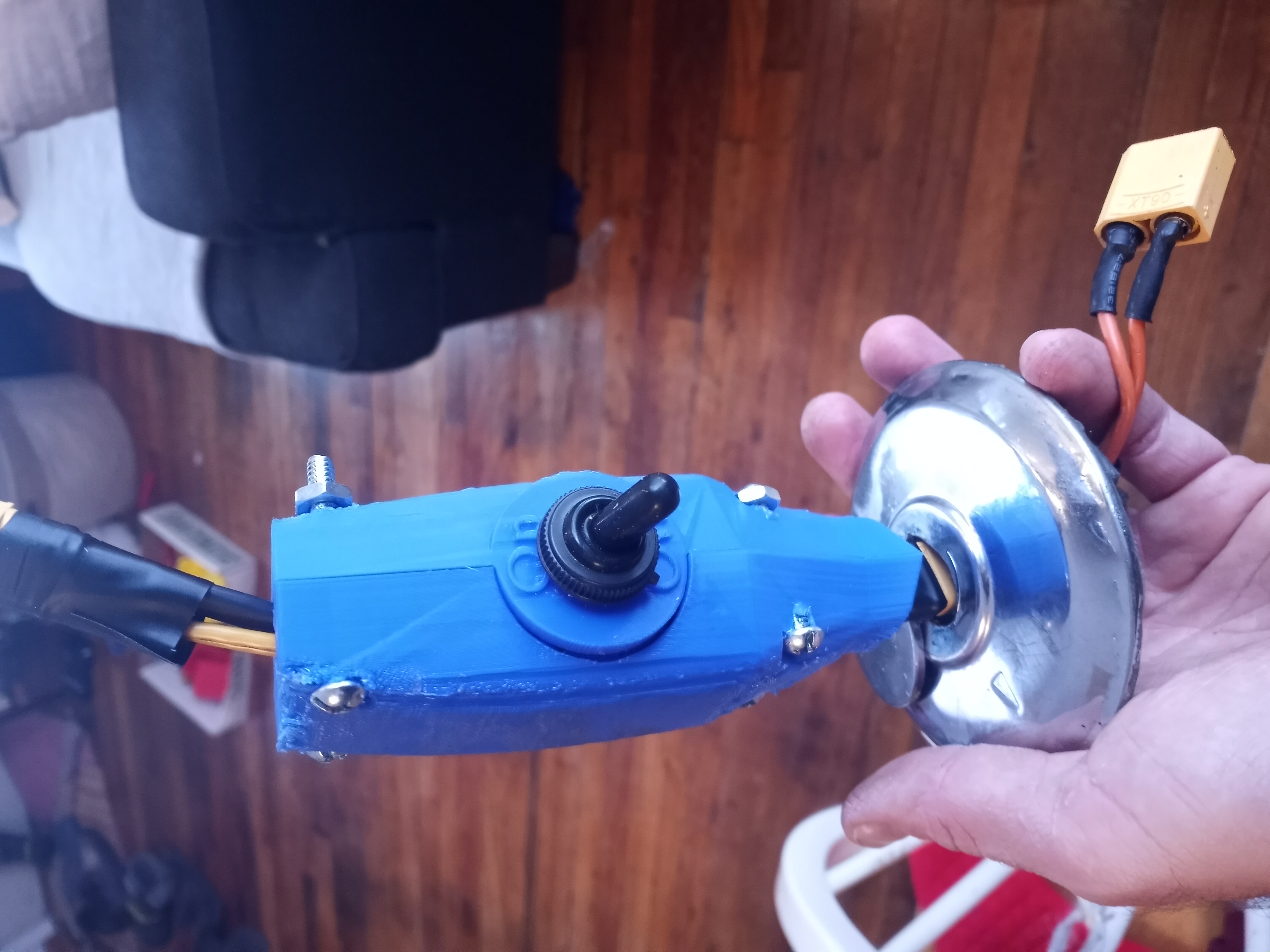 XT60 switch handle for charging