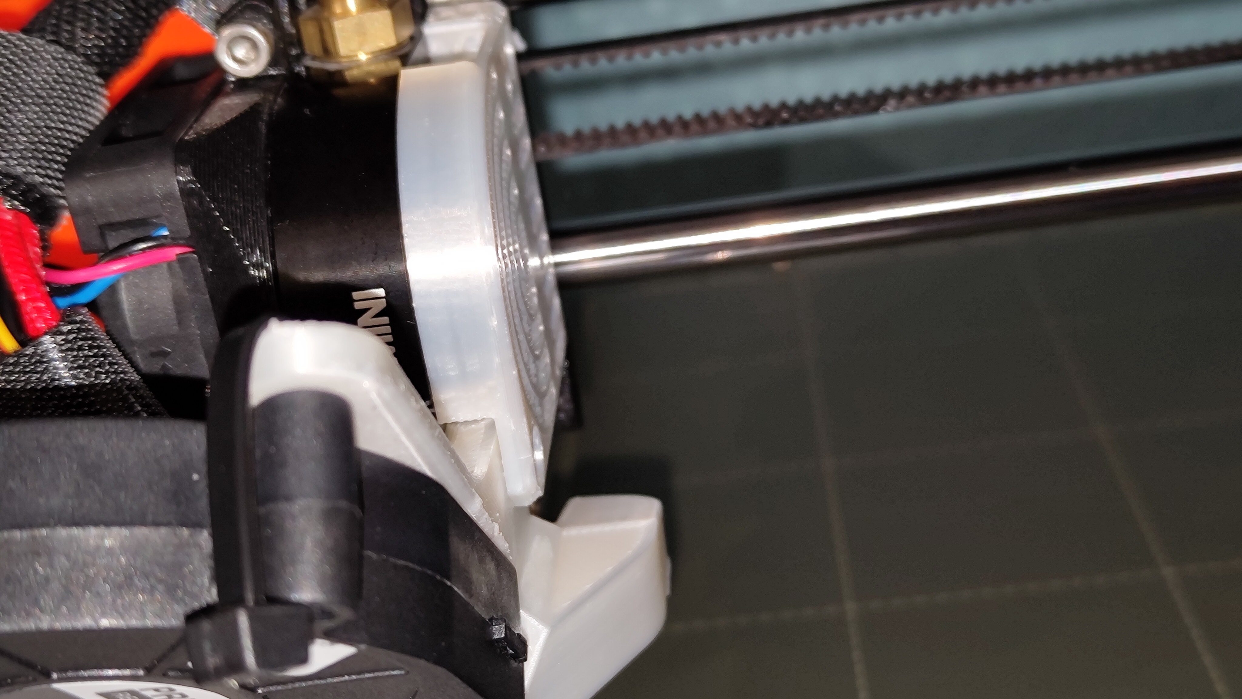 Prusa mini fan noise reducer for RHD Front Fan Duct