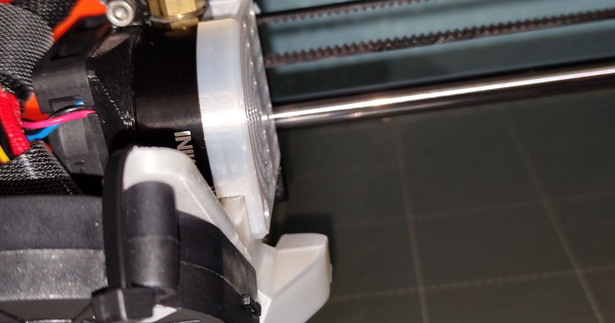 Prusa mini fan noise reducer for RHD Front Fan Duct by Space3D