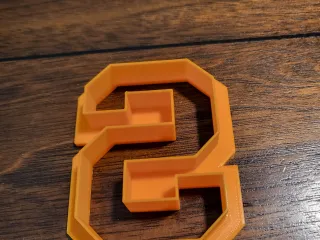 Varsity Number 1 Cookie Cutter