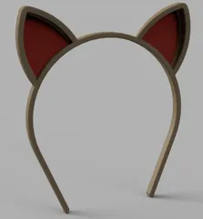 LED Cat ear Headband by mallo321123 | Download free STL model ...