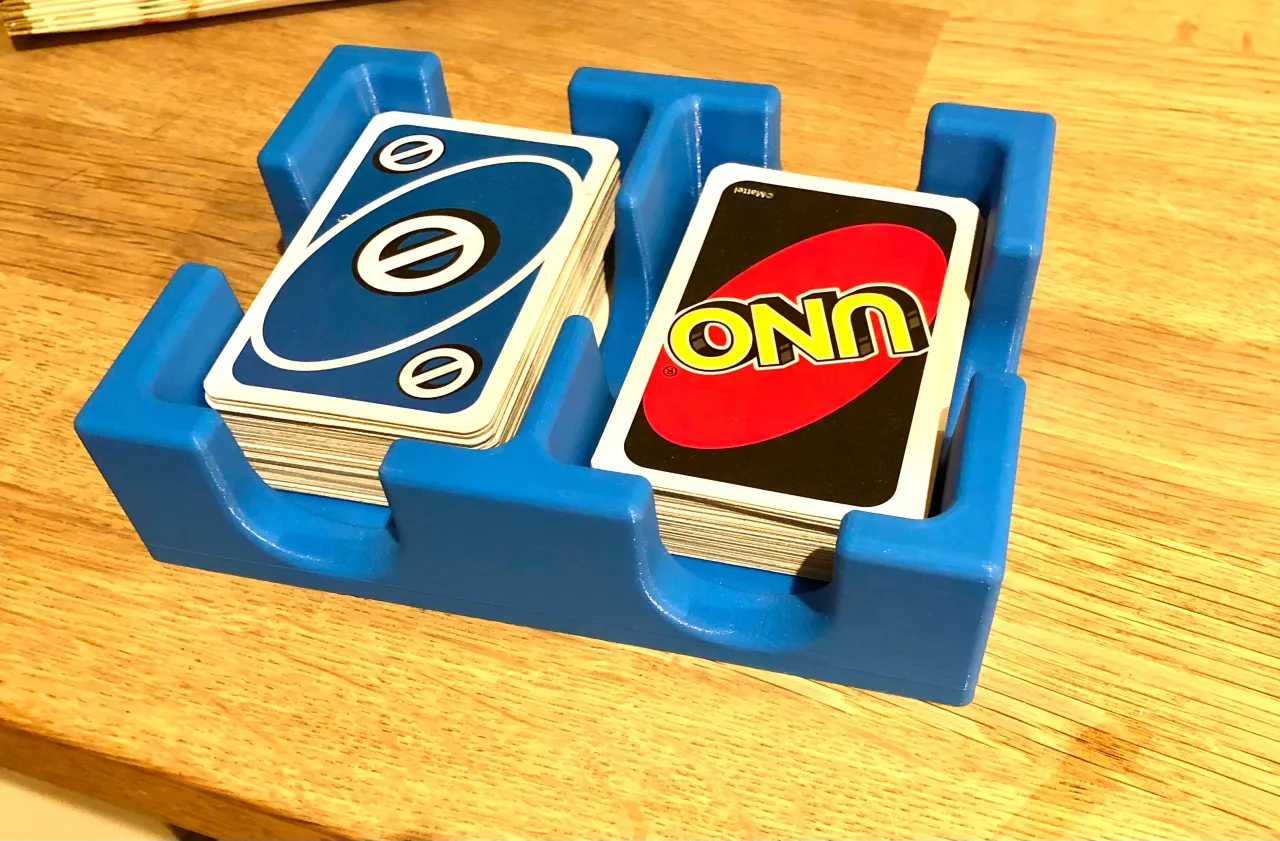 Card Game Holder Tray Uno Uno Tray Dual Card Deck Holder