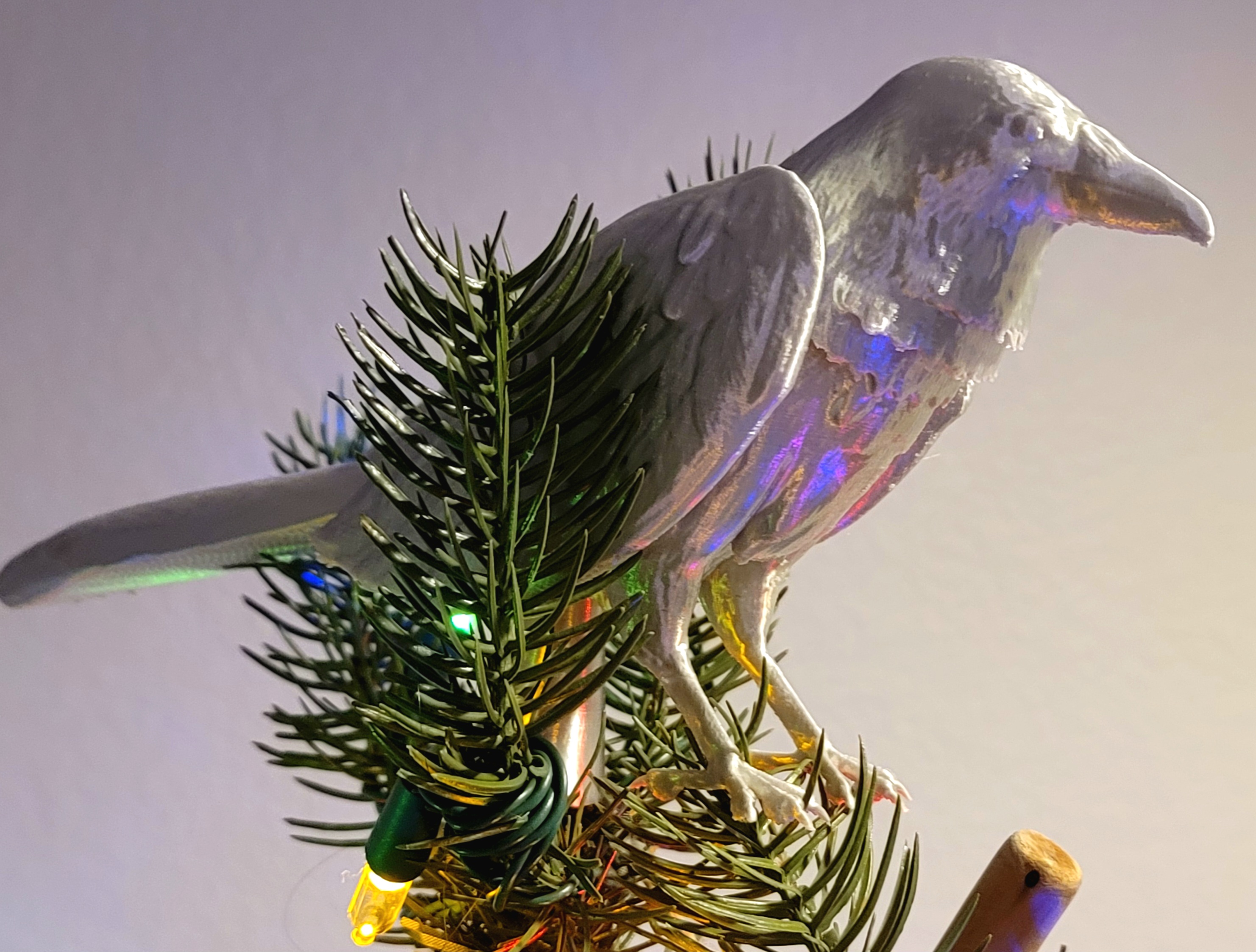 Raven Tree Topper and Ornament