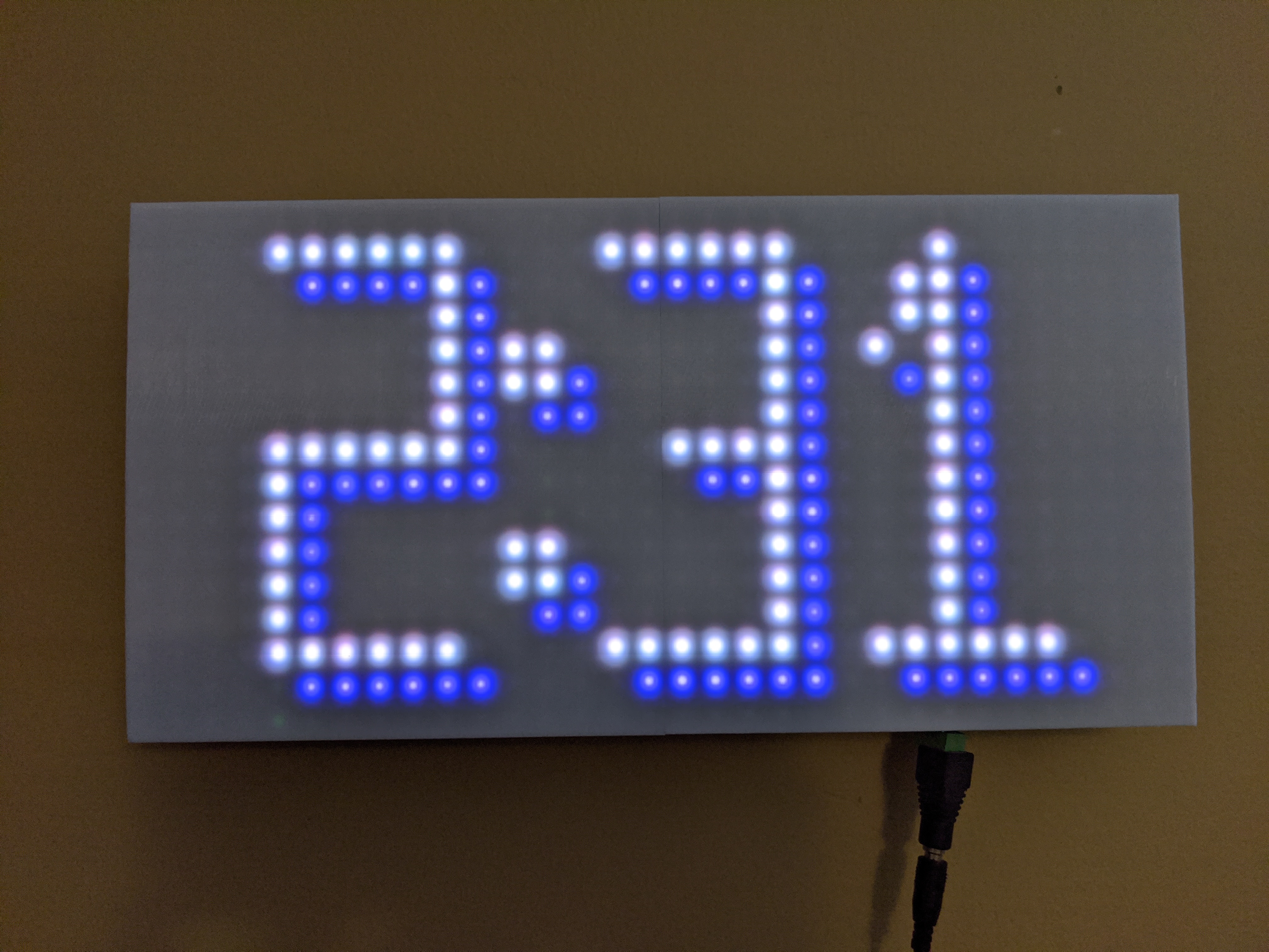 Miniatura 2 do modelo 3D Parametric LED Matrix Light Diffuser and Wall Mounts