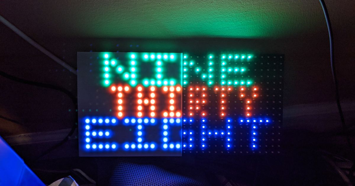 Parametric LED Matrix Light Diffuser and Wall Mounts by Riskable ...