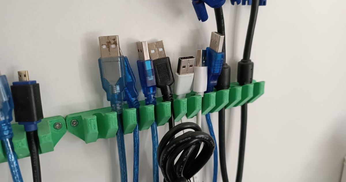 Cable hanger by Domino Download free STL model