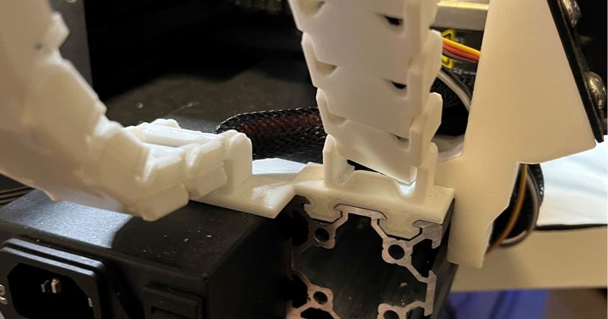 Ender 3/3v2 Cable Chain by Nindrene Download free STL model