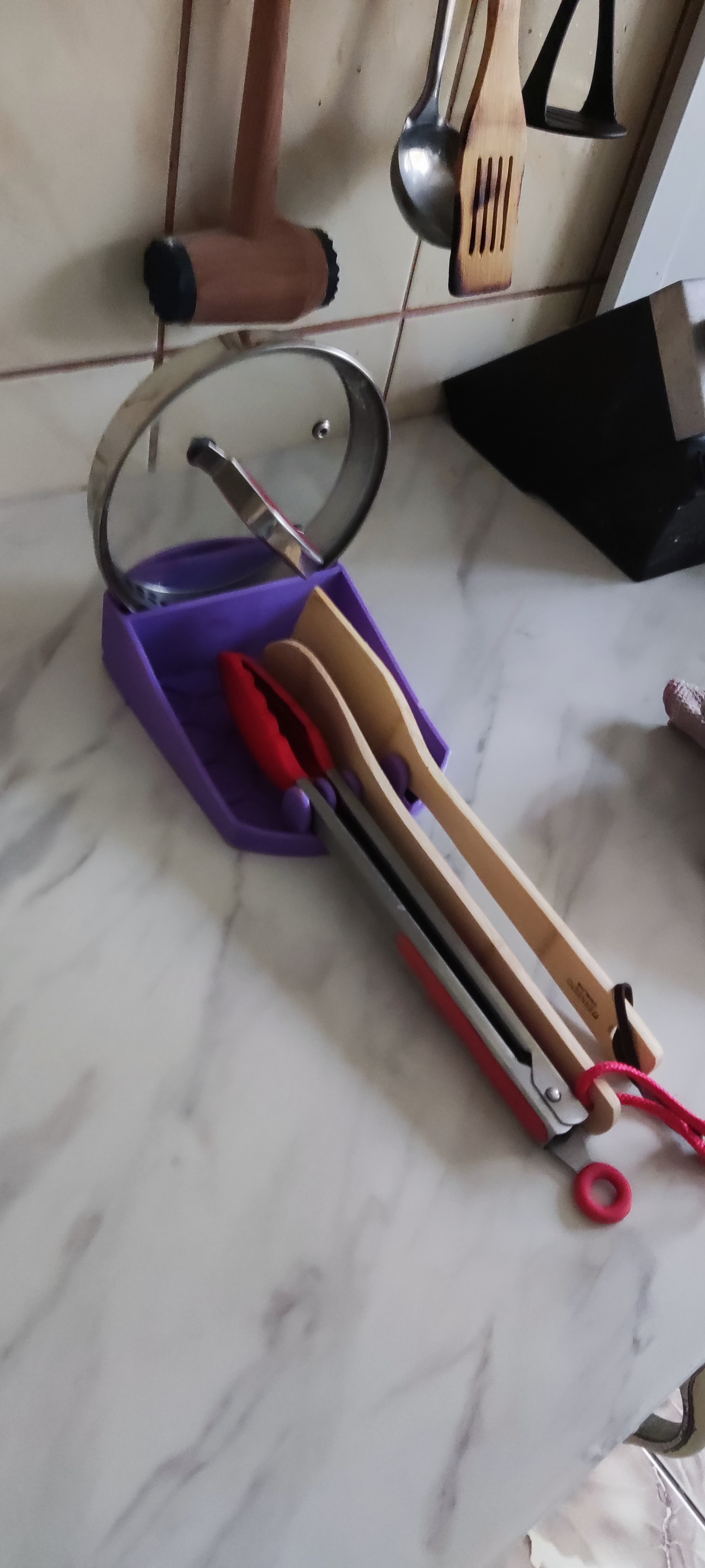 spatula holder & pot lid holder/kitchen organizer