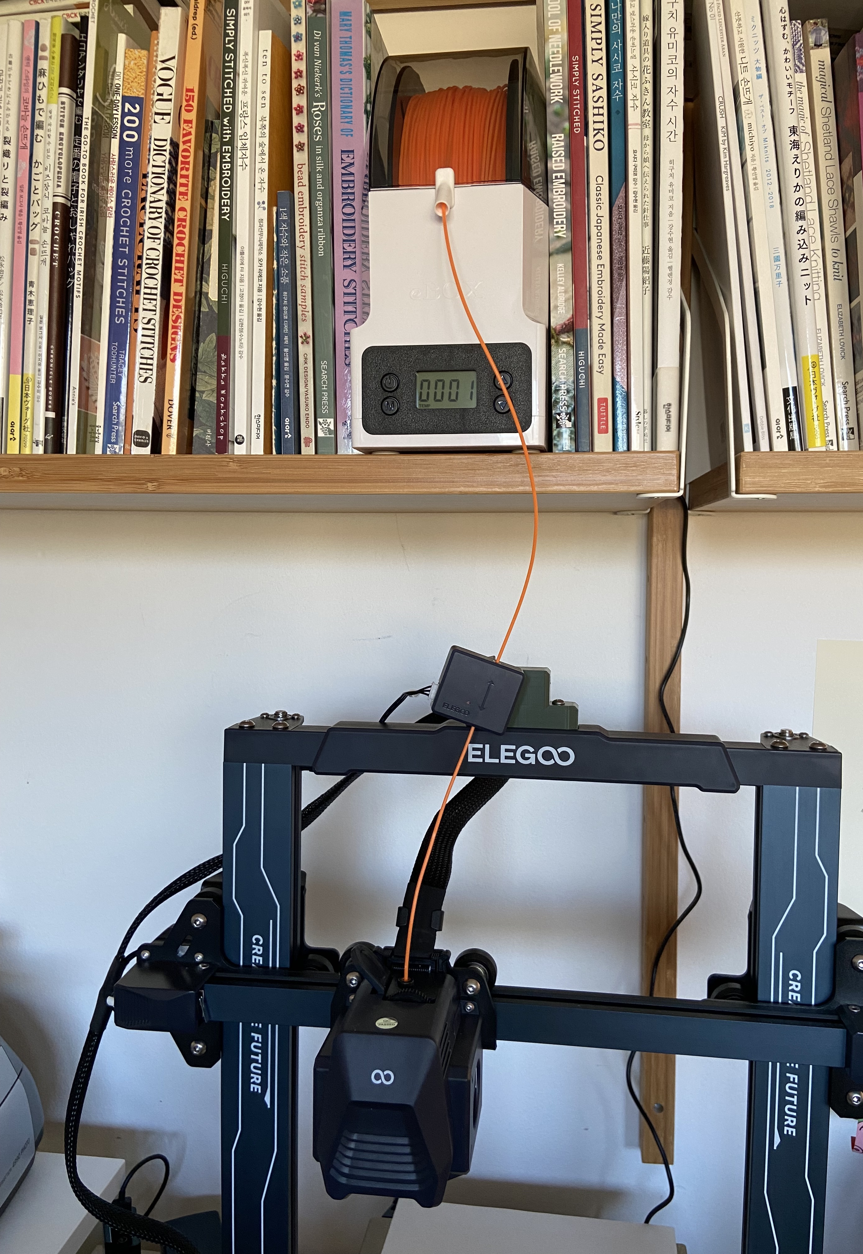 Elegoo Neptune 3 Pro filament detector mount