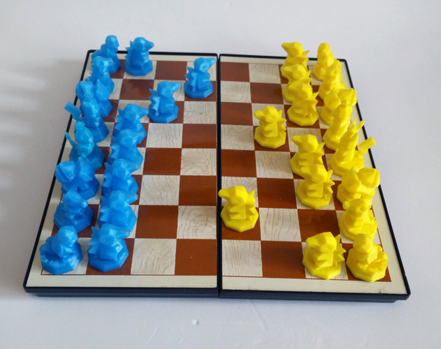 Miniatura 6 do modelo 3D Pokemon Chess Set