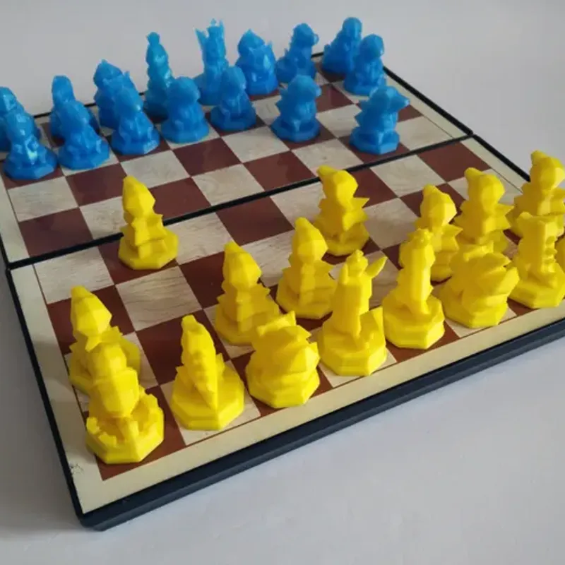 Pokemon Chess by roshandp1  Pokemon, 3d printing, Chess set