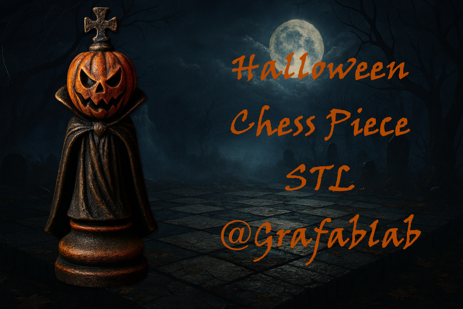 Halloween "King" - chess piece