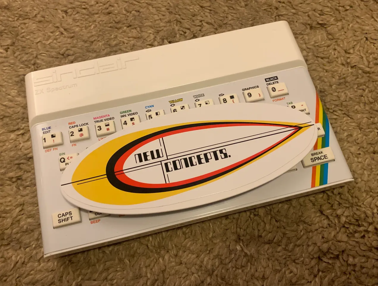 Surfchamp Surfboard for the ZX Spectrum by Robeena Shepherd