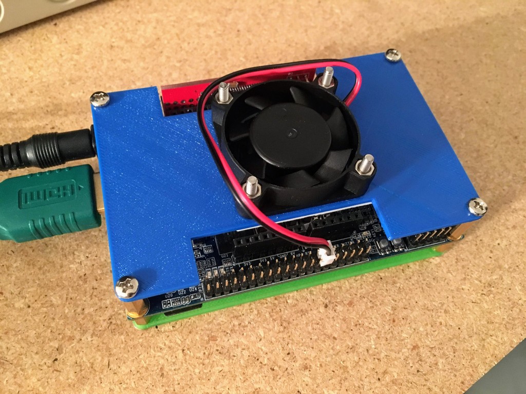 MiSTer 40mm bolted fan plate and adapter