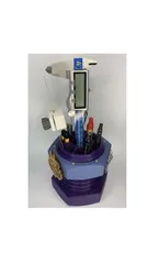 Multipurpose Nut with mounting Points and Magnets for Nut & Bolt pencil organizer!