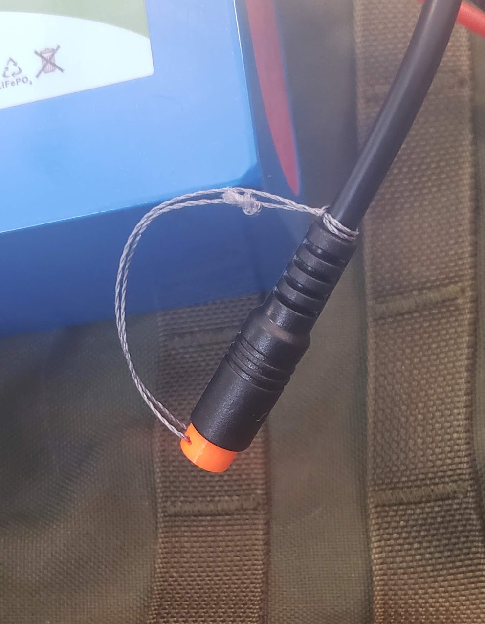 Cap for Bioenno 12V, LFP Battery charge port, 5.5mm connector.