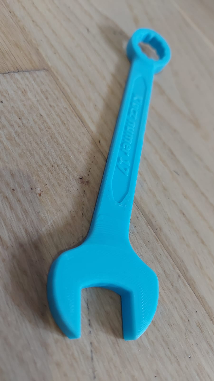 Functional 17mm Combination Wrench (Open-End & Box-End)