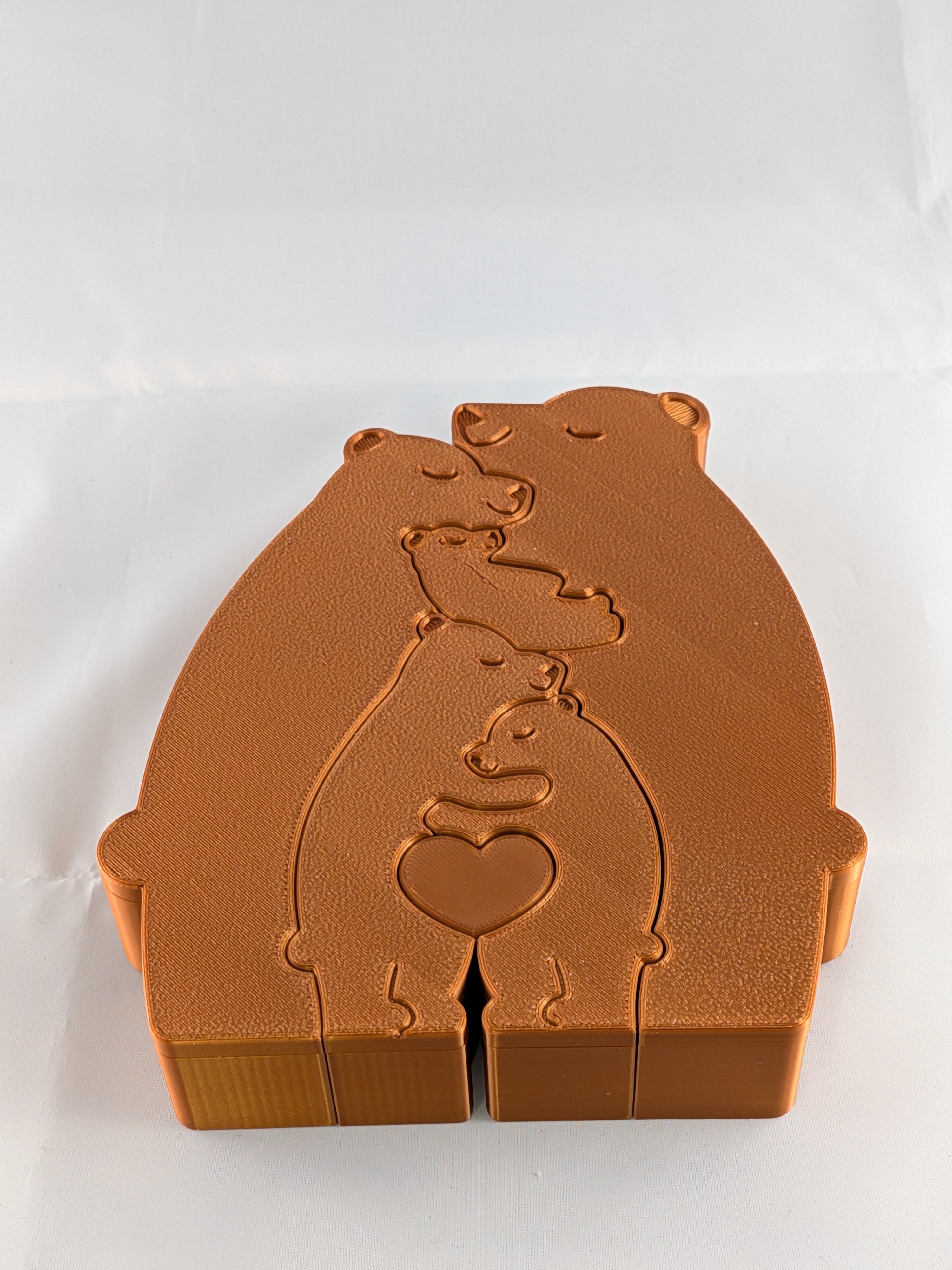 Puzzle Bear Family – Interlocking Hugging Bears (Up to 5 Bears)
