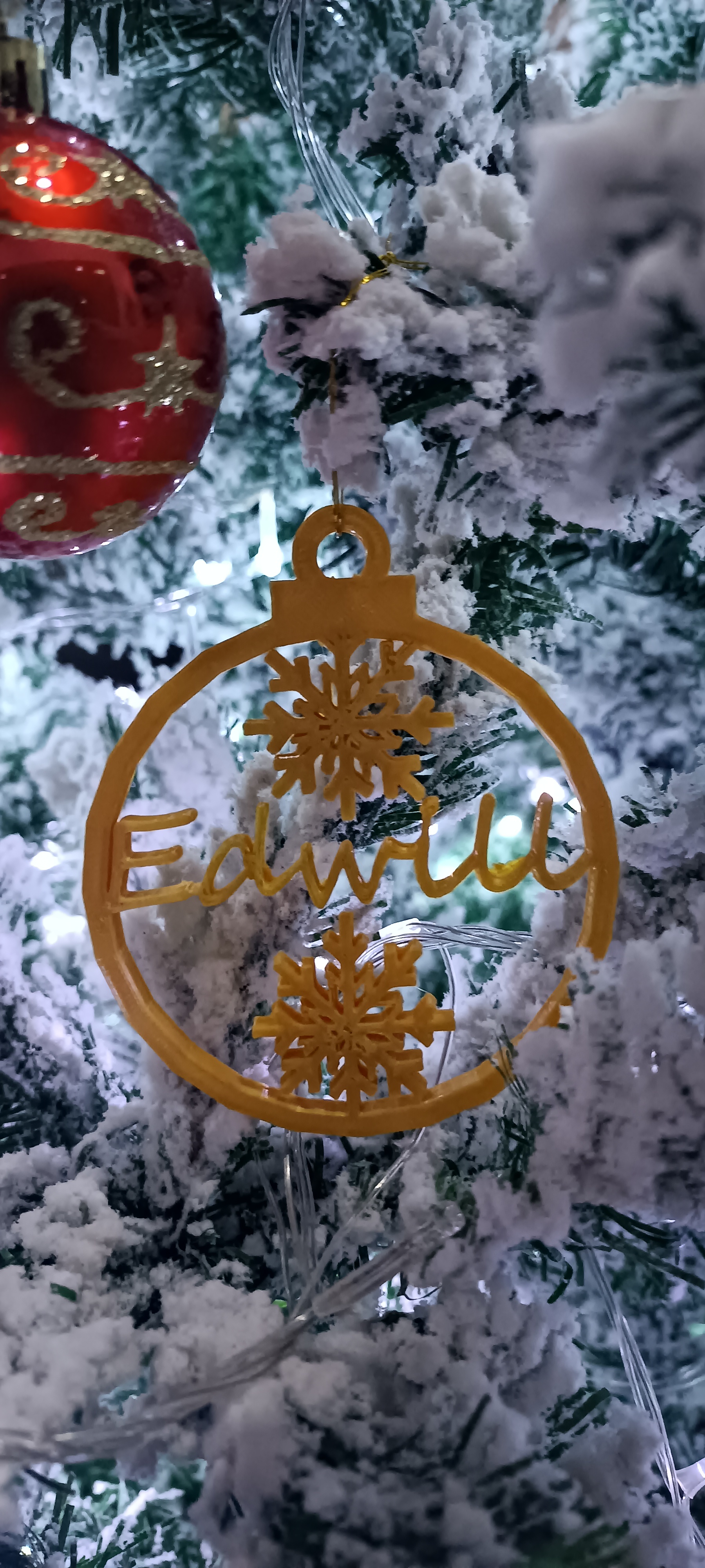 Adorno de navidad personalizado Edwill