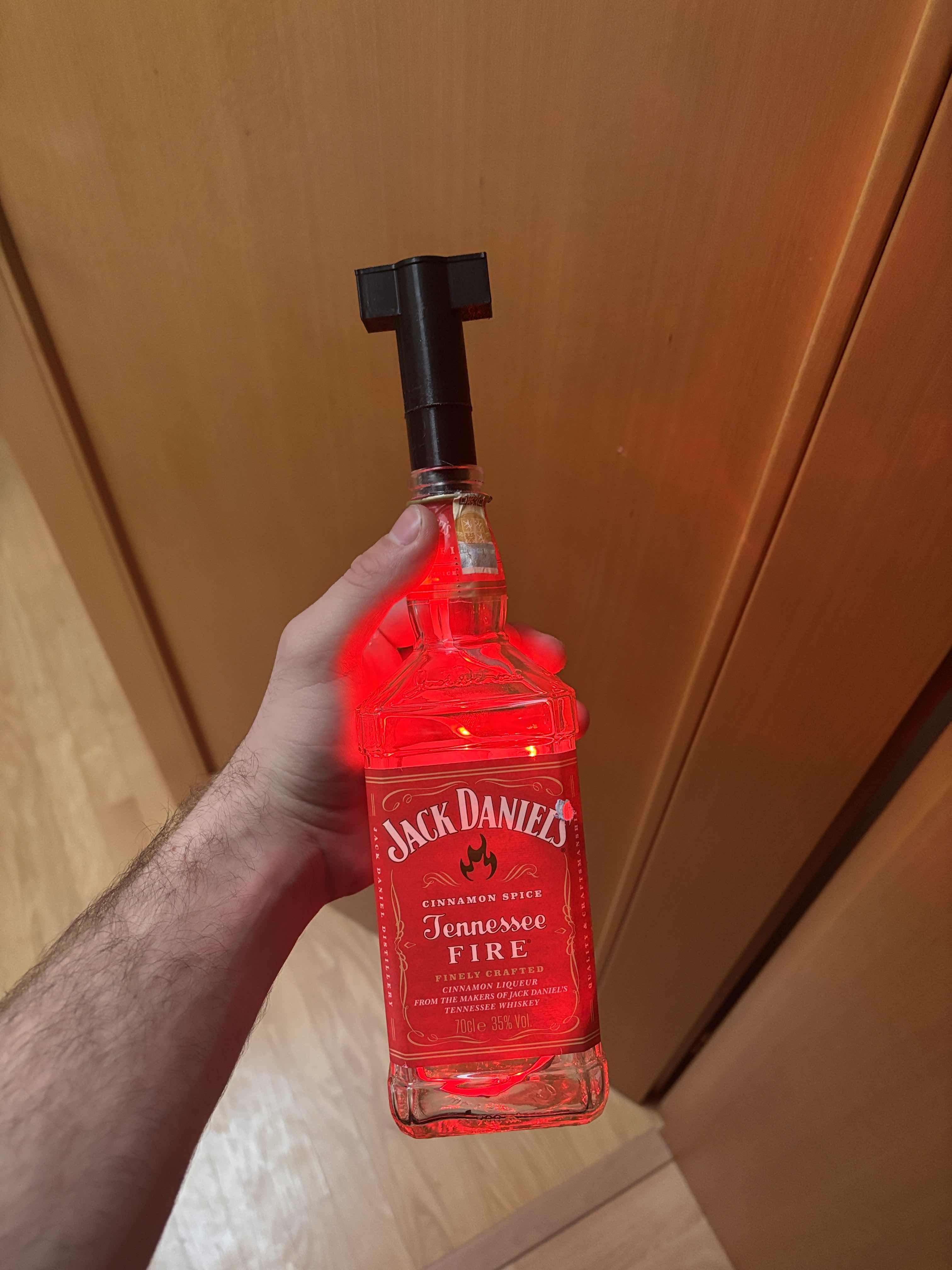Jack Daniels Bottle Lamp