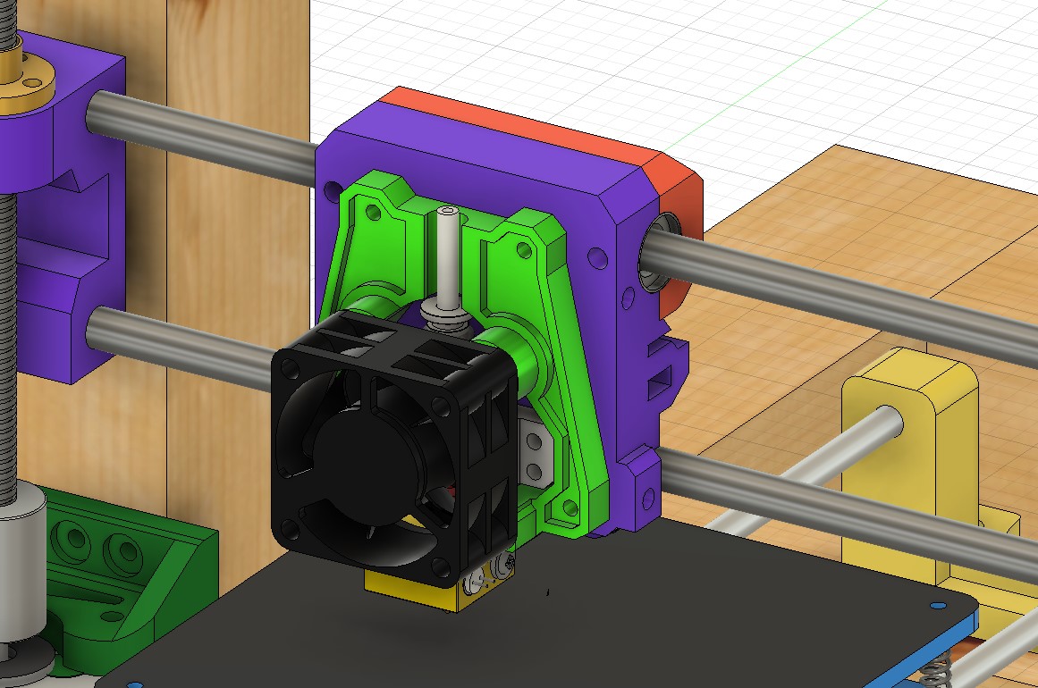 RigidCore Carriage for DIY 3D Printers