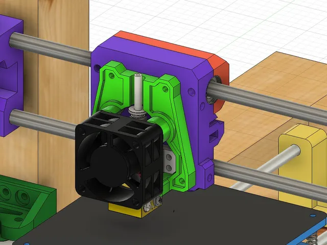 RigidCore Carriage for DIY 3D Printers