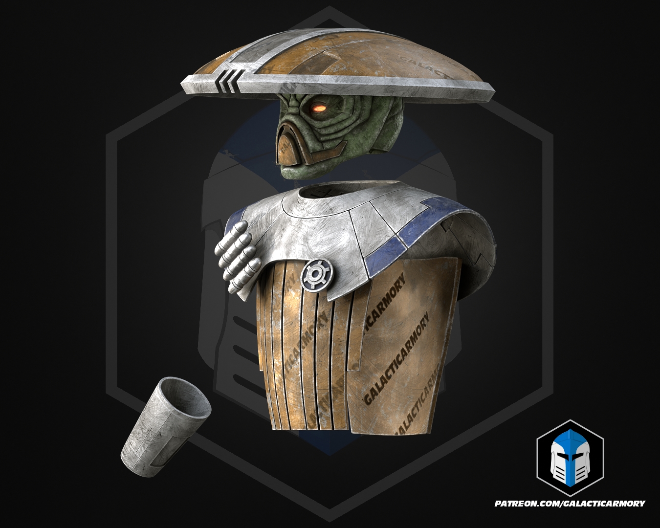 Embo Head, Hat, and Armor - 3D Print Files