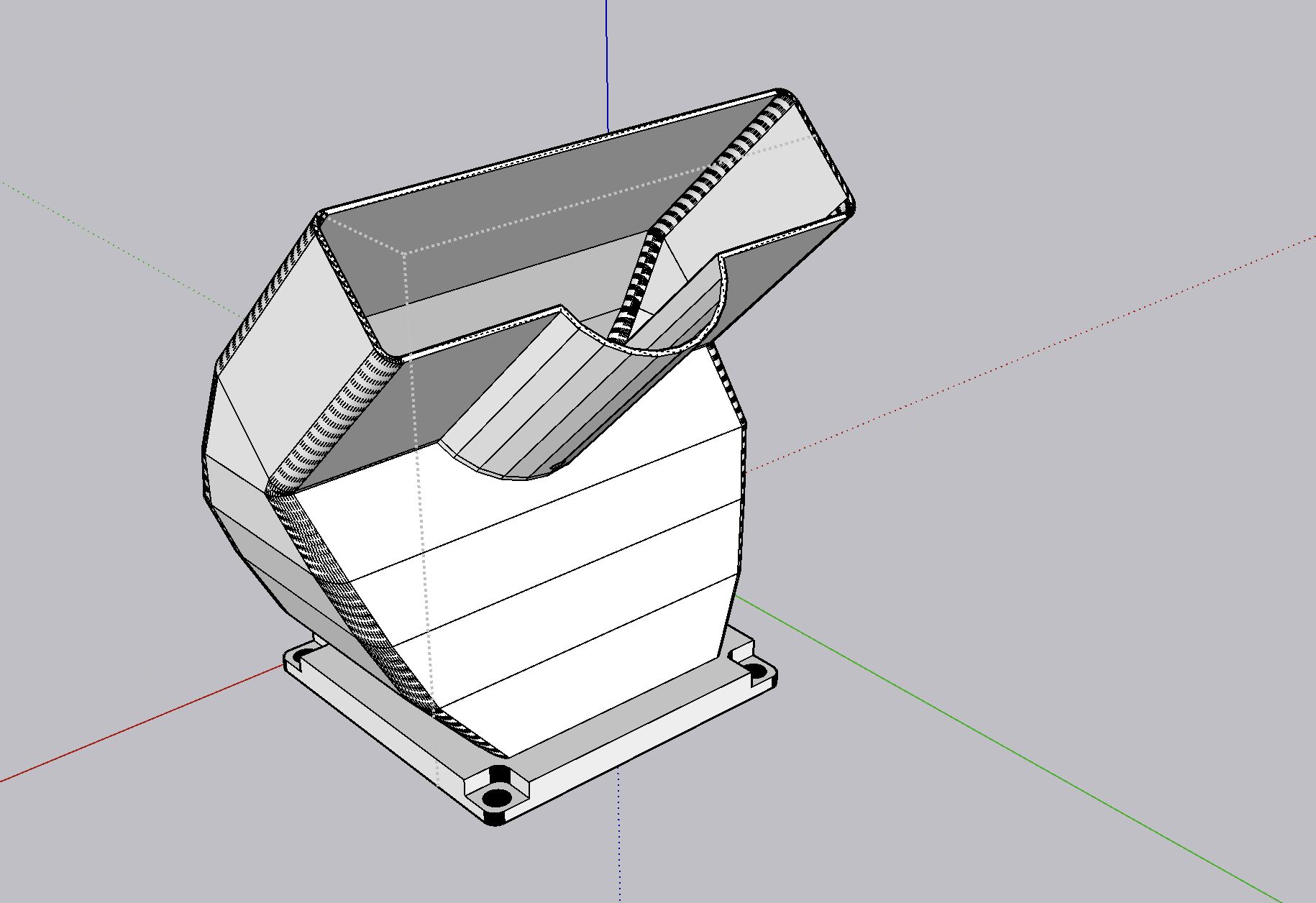 Modified duct for added cooling power