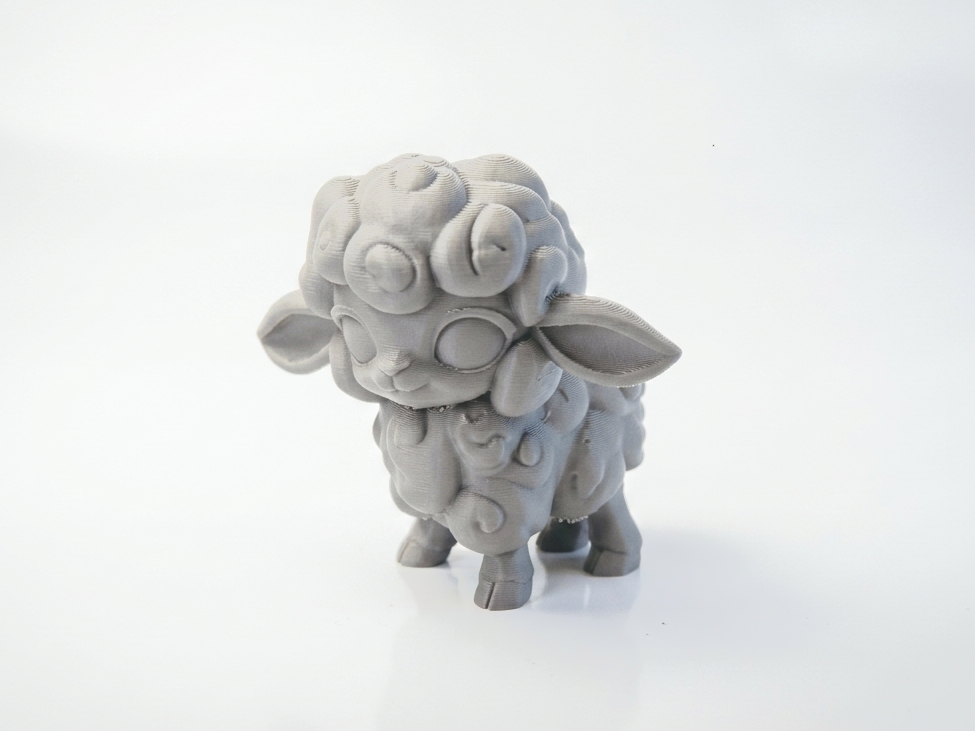 Cute Sheep Figurine Chibi Animal 3D Printable