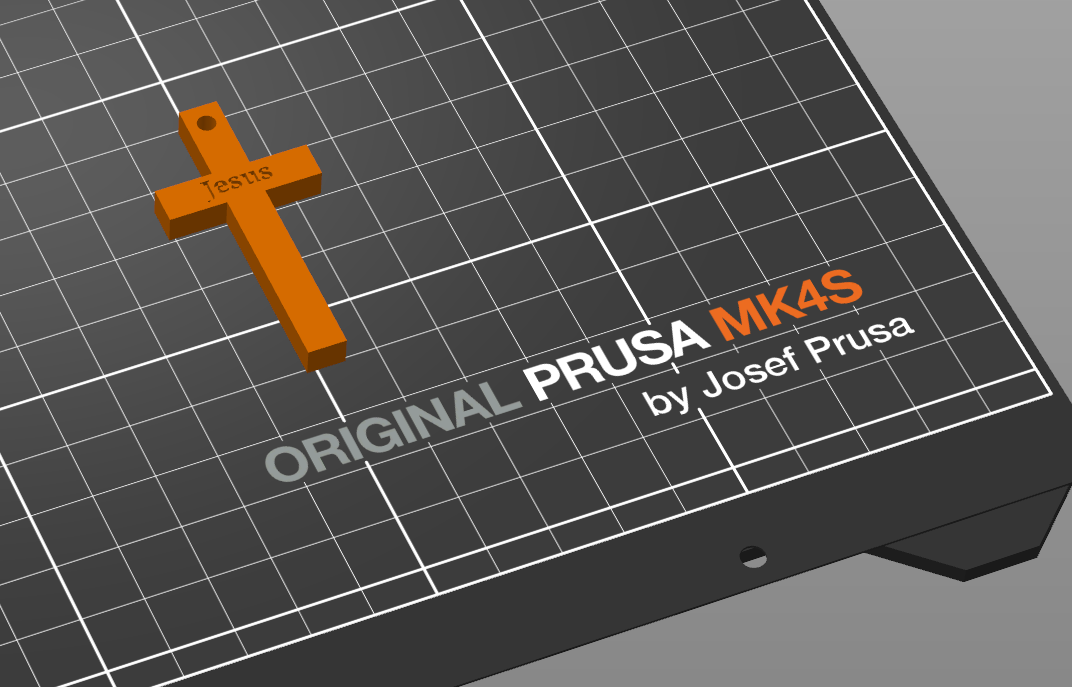 Kreuzhalsband 3D model