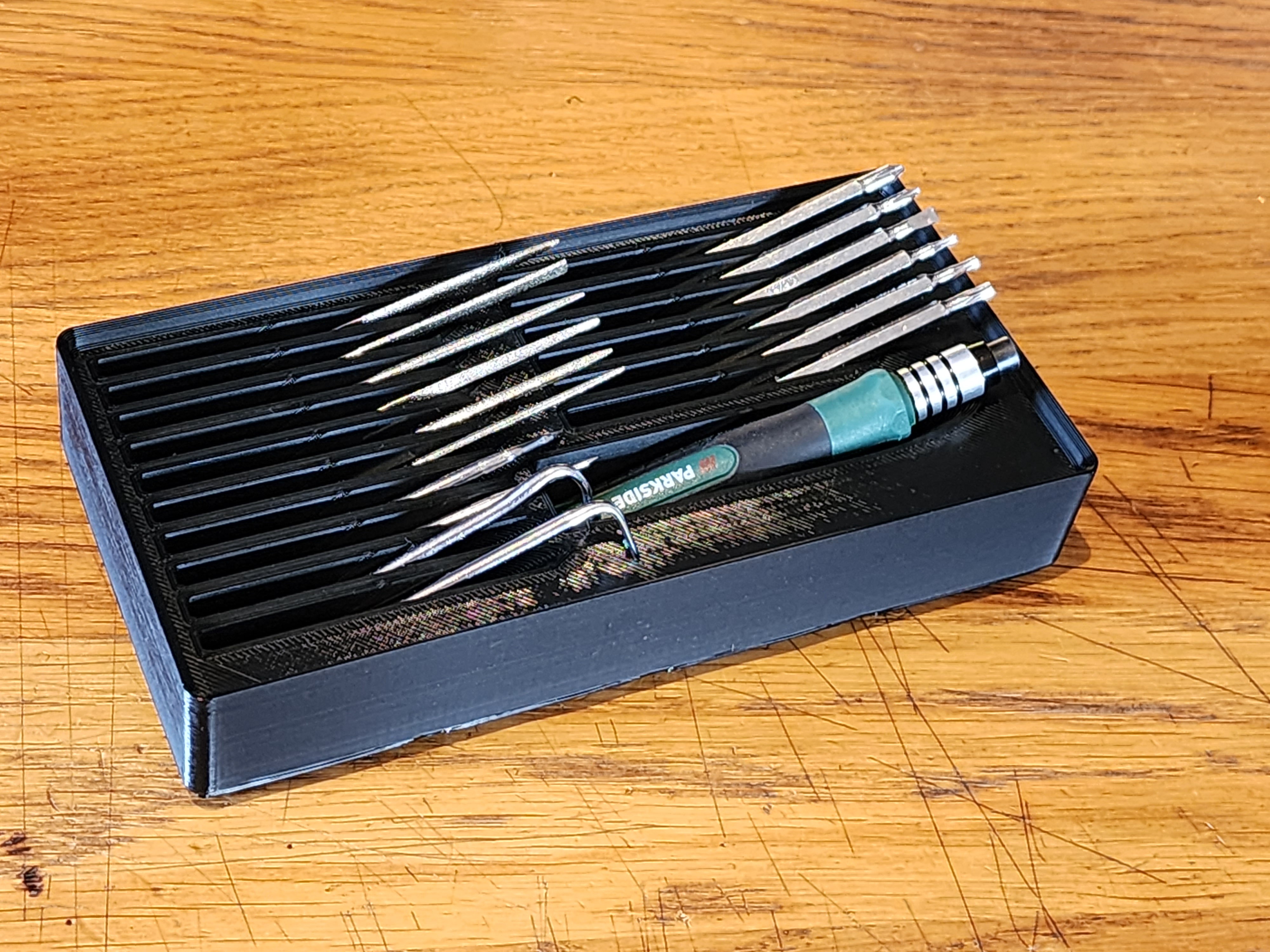 Gridfinity Parkside Precision Tool Set Holder (4x2x4)