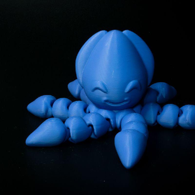 Happy Flexi Squid, Print in Place by Folk & Forge | Download free STL ...