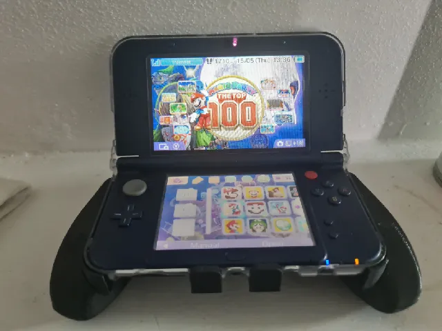 New 3DS XL grip with case