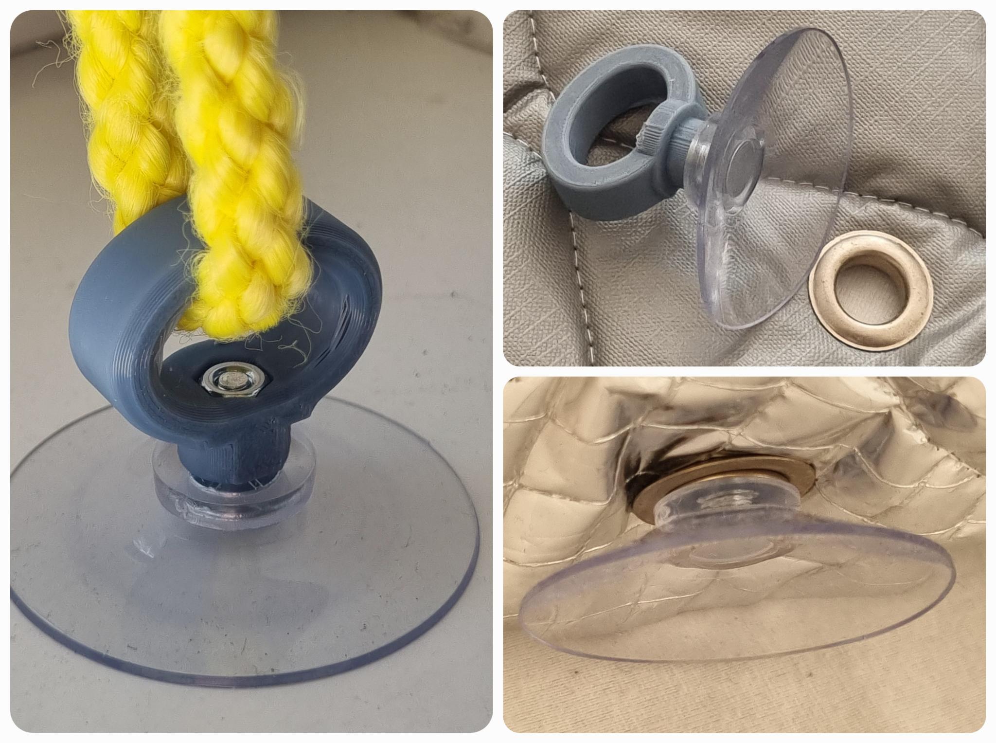 Suction Cup holder for insulating blanket