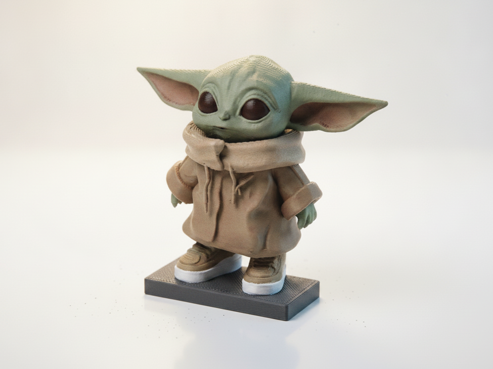 Grogu Baby Yoda Figurine Star Wars 3D Printable