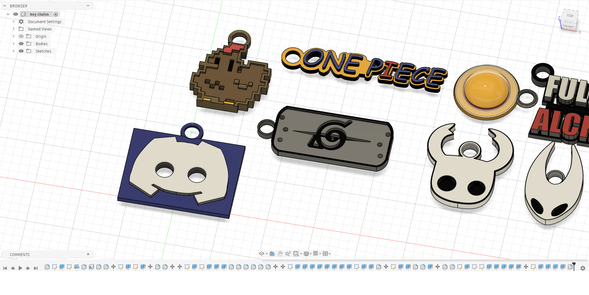 Key chain collection