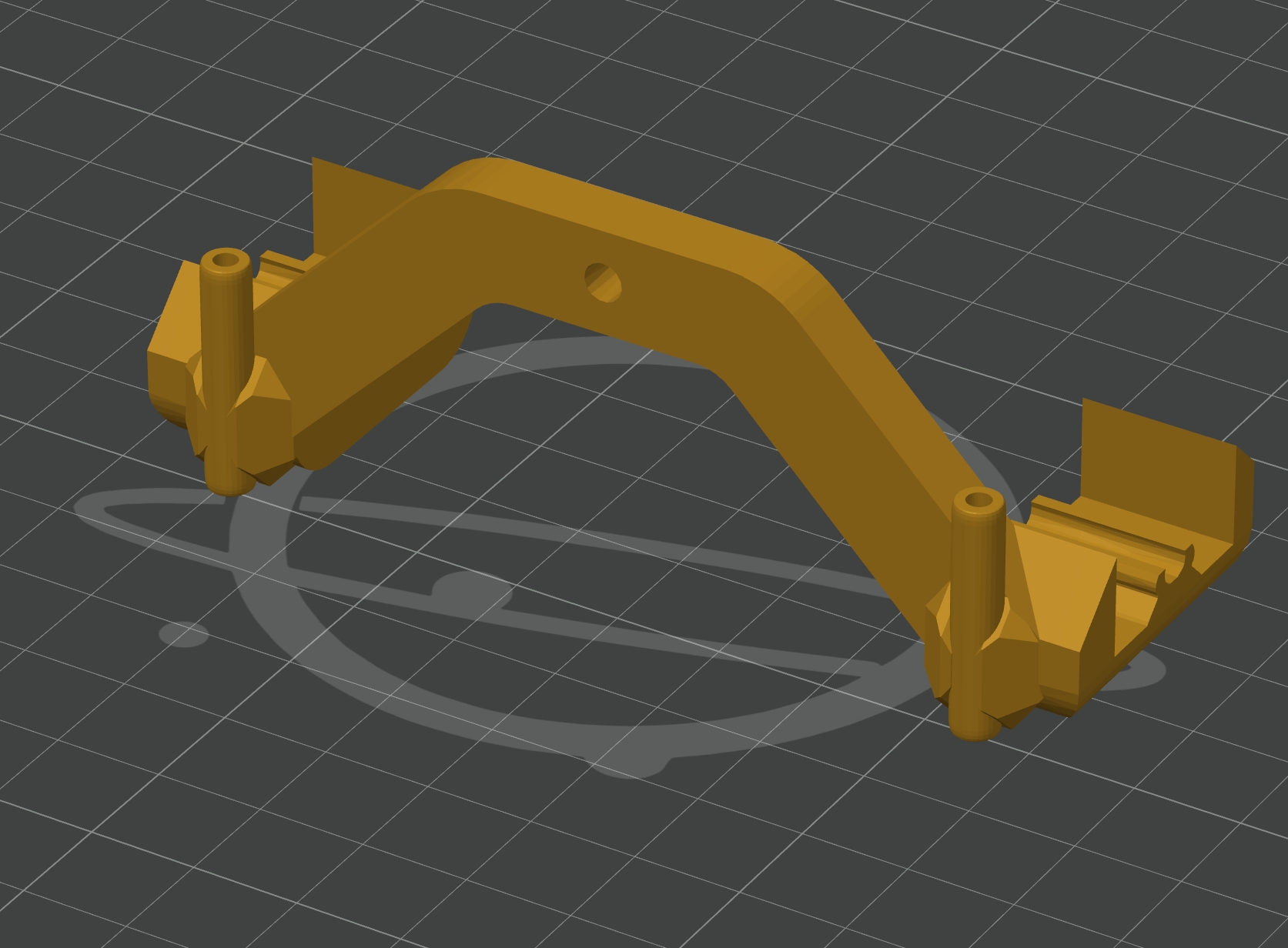 Neptune centered filament  runout mount