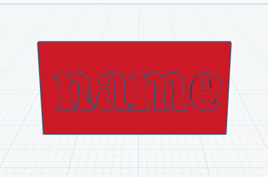 Customizable name tag
