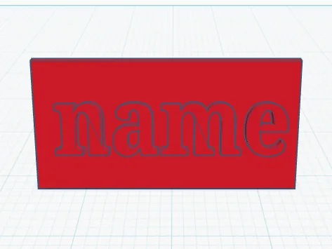 Customizable name tag