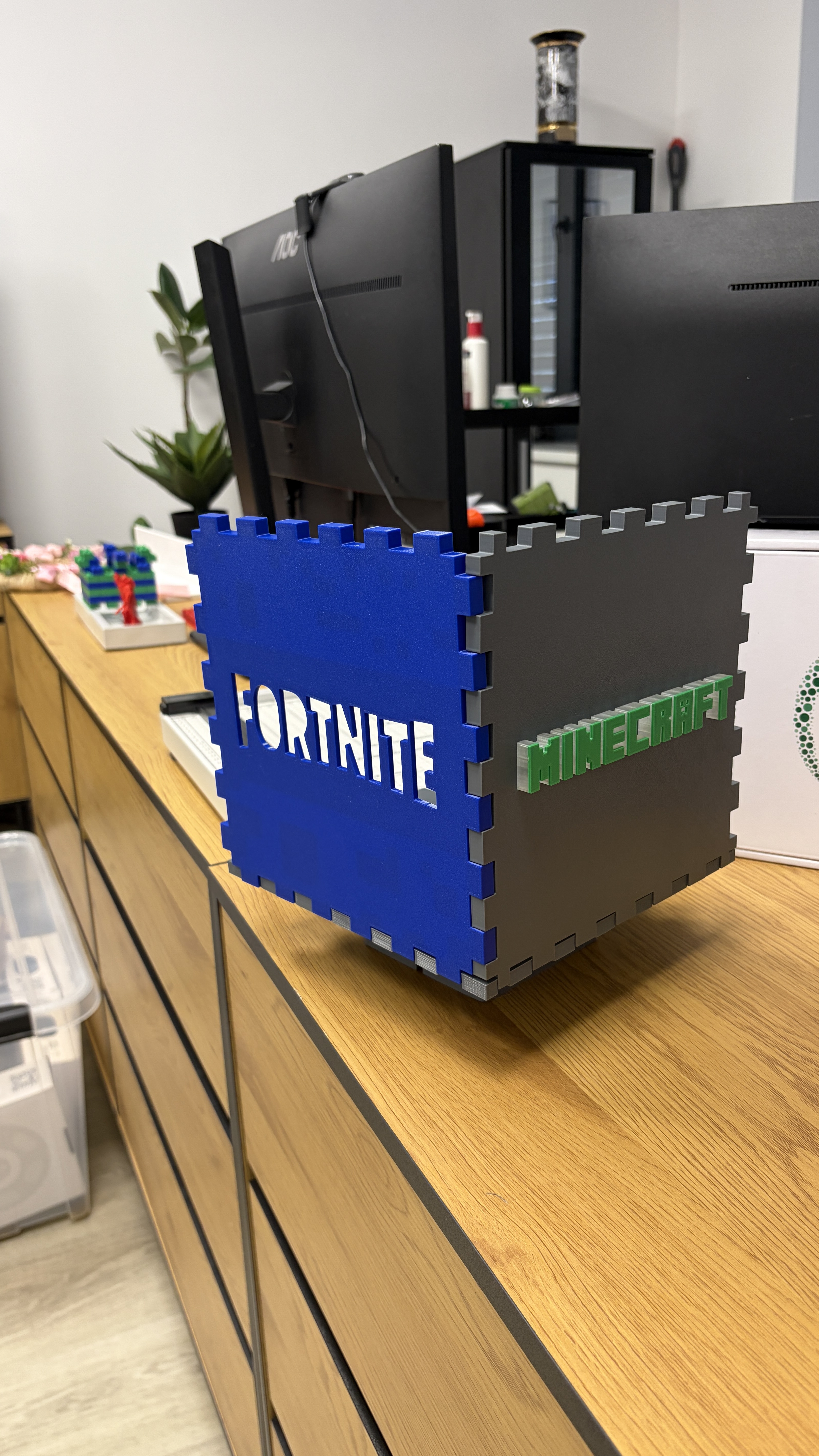 Miniatura 2 do modelo 3D Minecraft lamp