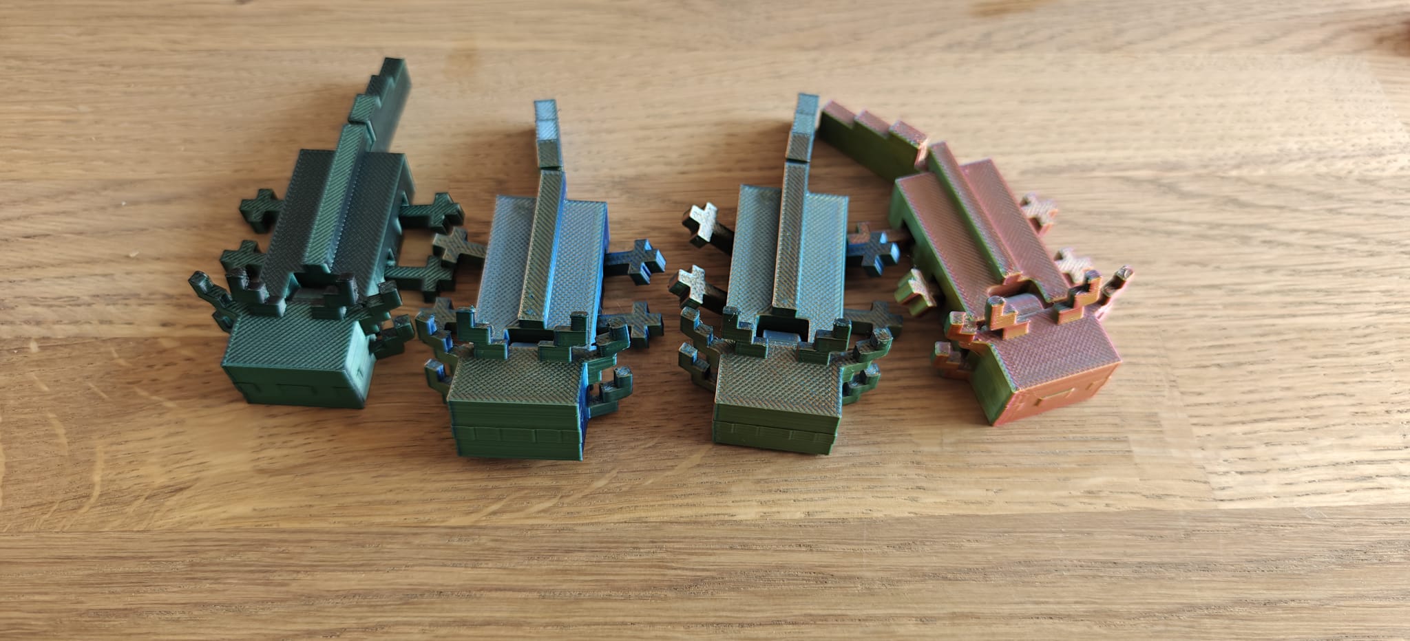 Articulated Minecraft Axolotl
