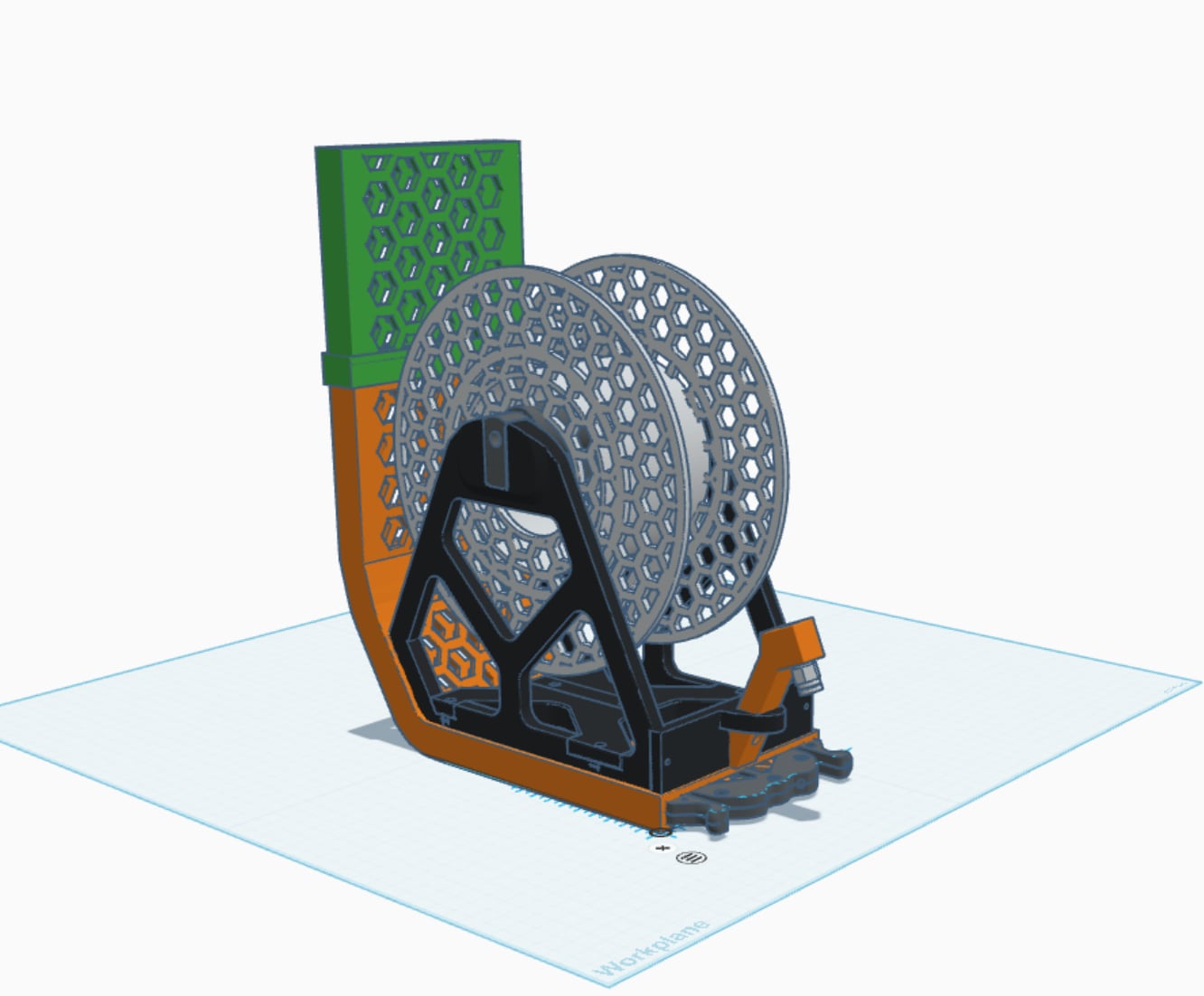 Spool Holder with Filament Guide & V2 Buffer for Prusa MMU3 / Core One L +  Extends