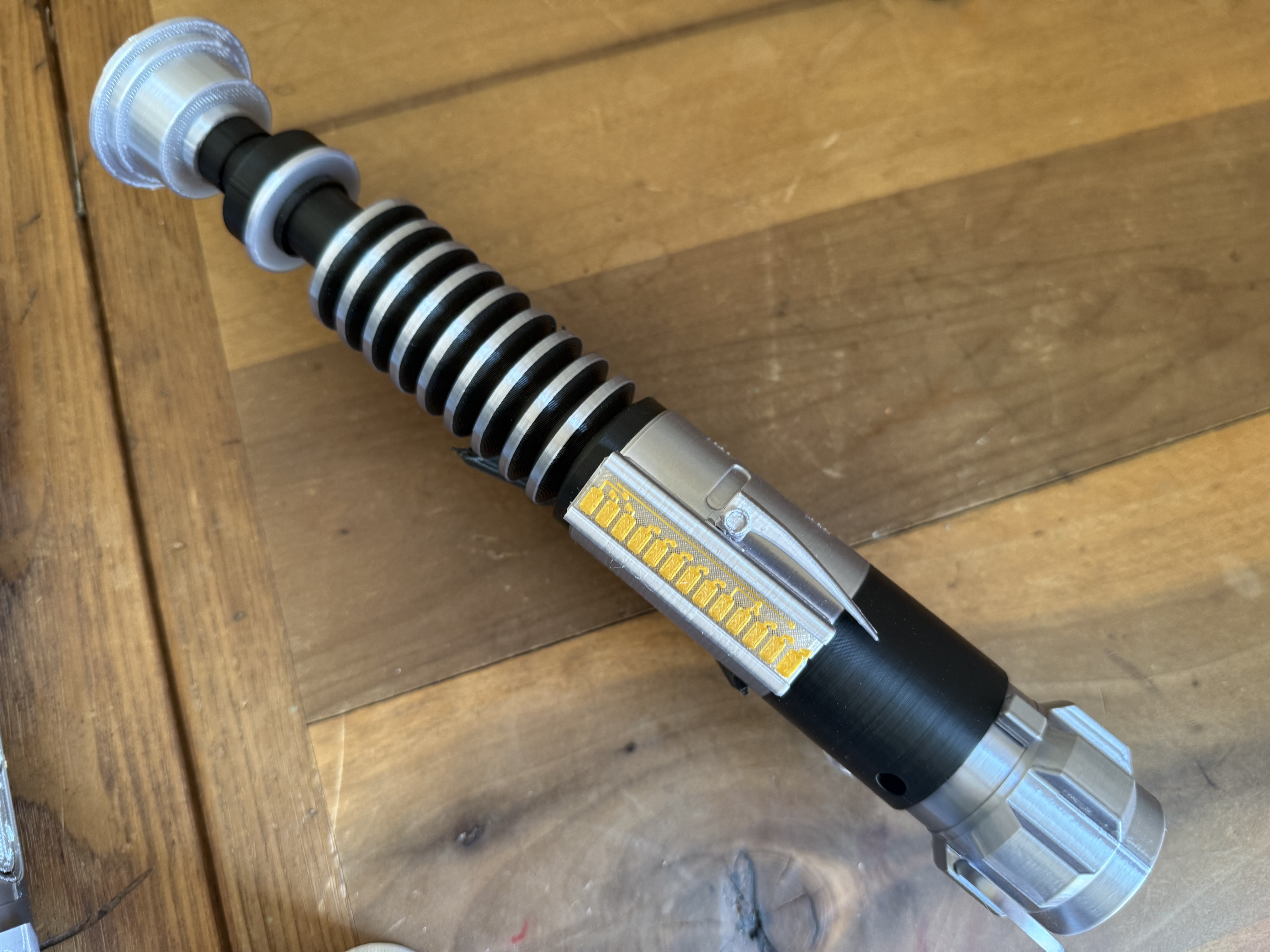 Unweathered parts for Luke's V2 Lightsaber