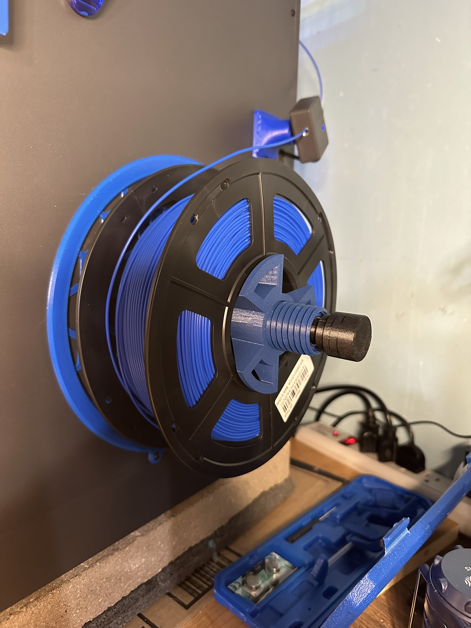 Elegoo Centauri Carbon Roller Bearing Filament Spool Spindle 3D model