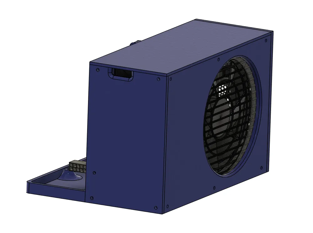 Oculink ATX external eGPU enclosure for SFF 8612 SFF 8611 by Poty