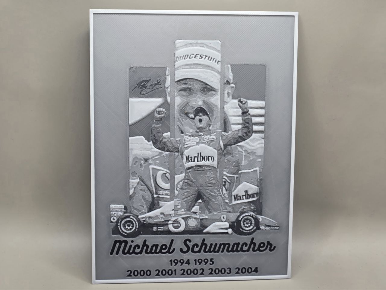 Michael Schumacher Champions - HueForge