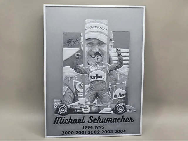 Michael Schumacher Champions - HueForge