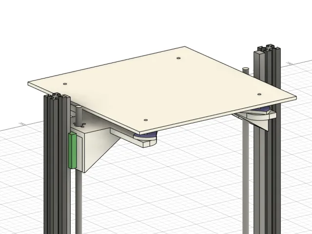 Ender3 Heatbed holder on MGN12