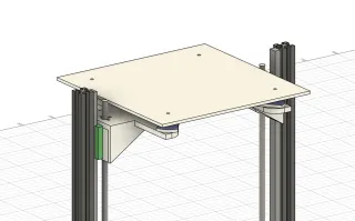 Ender3 Heatbed holder on MGN12